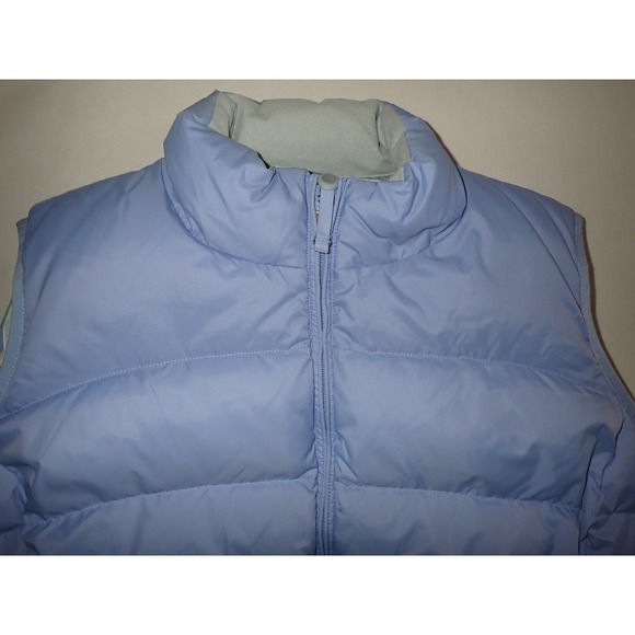 L.L. Bean Goose Down Puffer Vest Women 3X Blue Full Zip WARM outdoor Winter - Picture 3 of 8